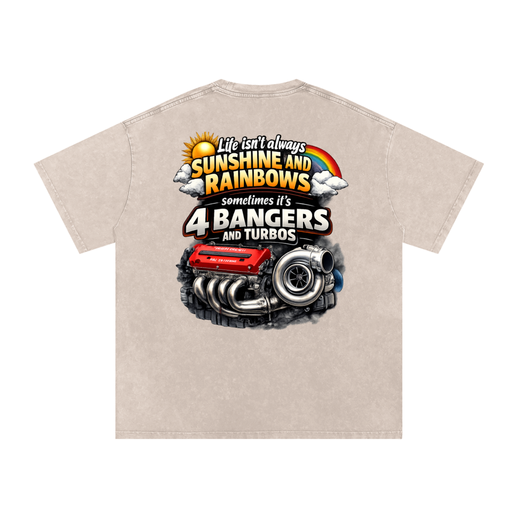 4 Bangers and Turbos Vintage T-Shirt