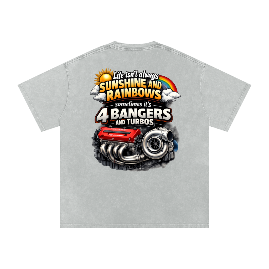 4 Bangers and Turbos Vintage T-Shirt